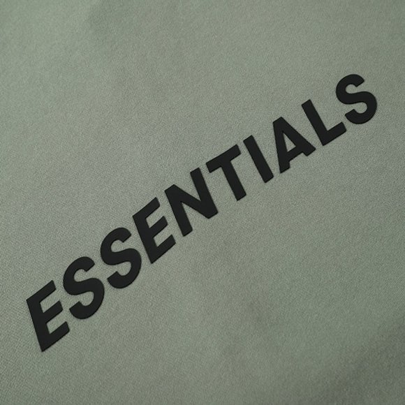 Fear Of God Essentials Fleece Zip Green Hoodie - Picture 12 of 14